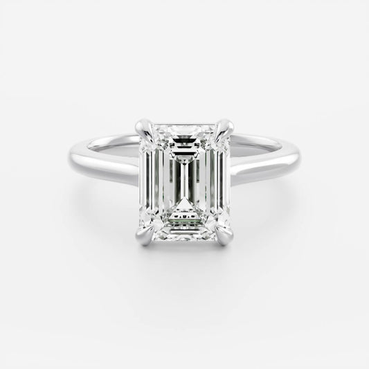 Solitaire- 1.0 CT Oval Moissanite Engagement Ring