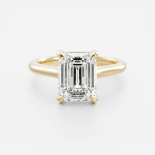 Solitaire-Oval Lab Grown Diamond Engagement Ring