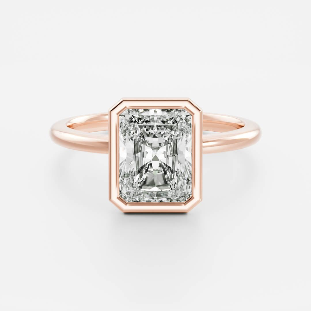 Solitaire-Oval Lab Grown Diamond Engagement Ring