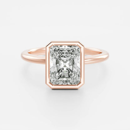 Solitaire-Oval Lab Grown Diamond Engagement Ring