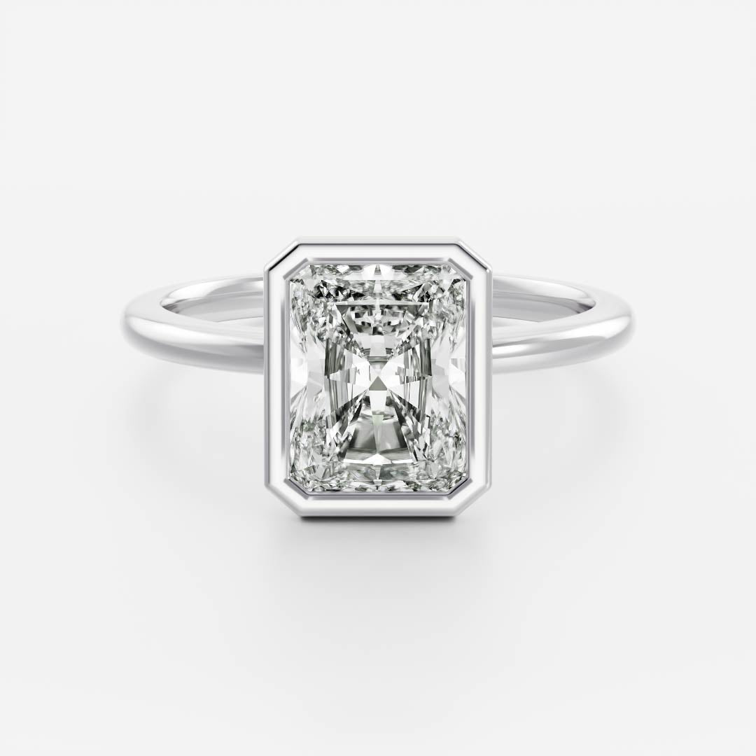 Solitaire-Oval Lab Grown Diamond Engagement Ring