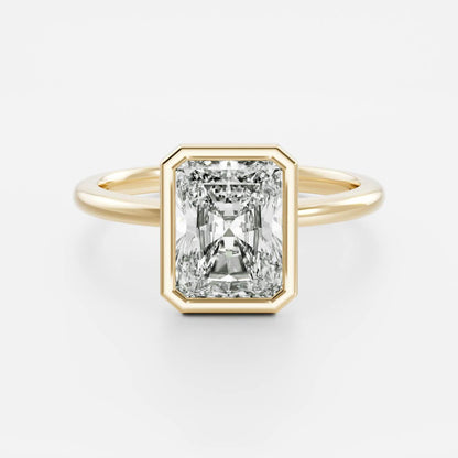 Solitaire- 1.0 CT Oval Moissanite Engagement Ring