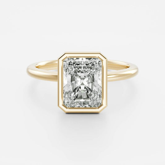 Solitaire- 1.0 CT Oval Moissanite Engagement Ring