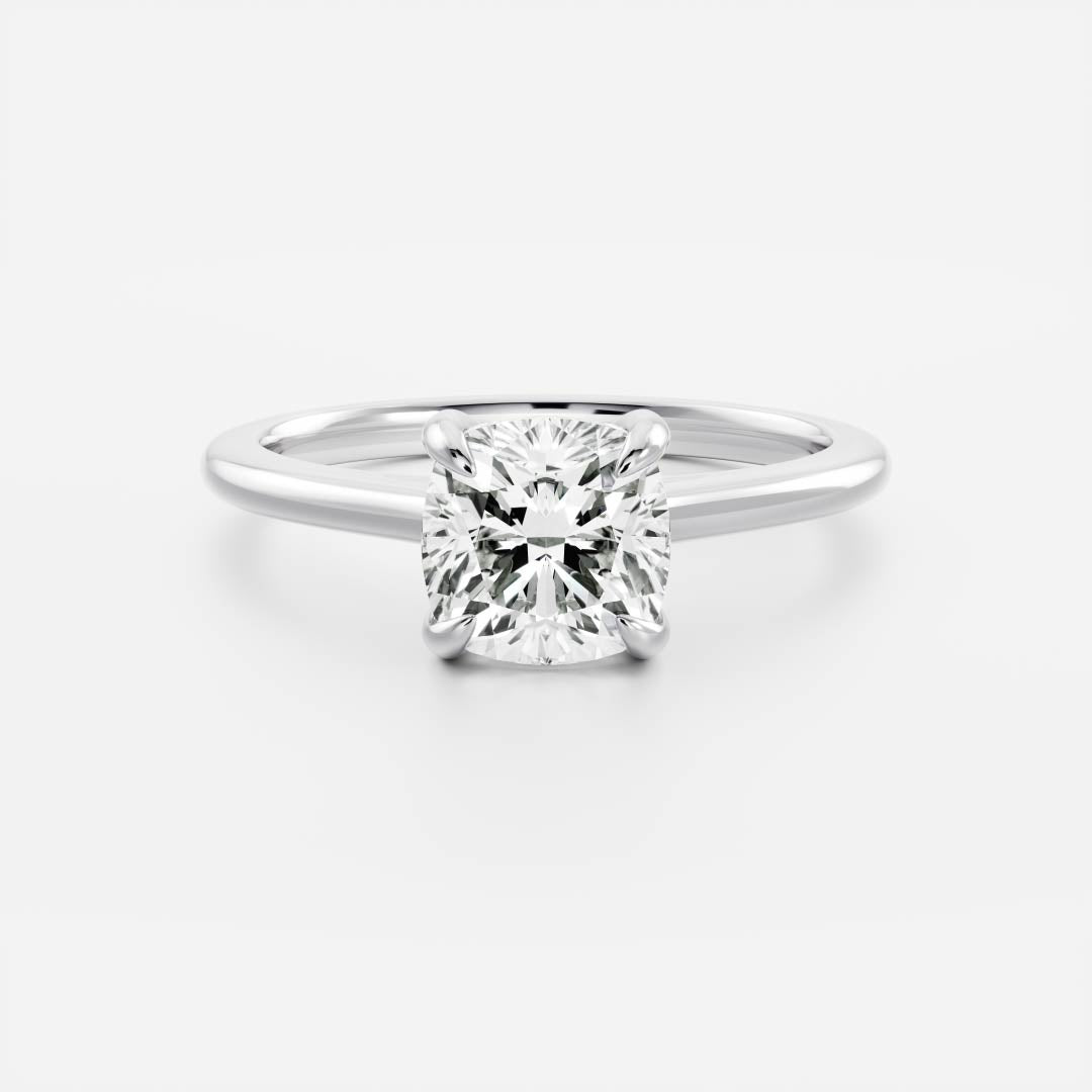 Solitaire-Oval Lab Grown Diamond Engagement Ring