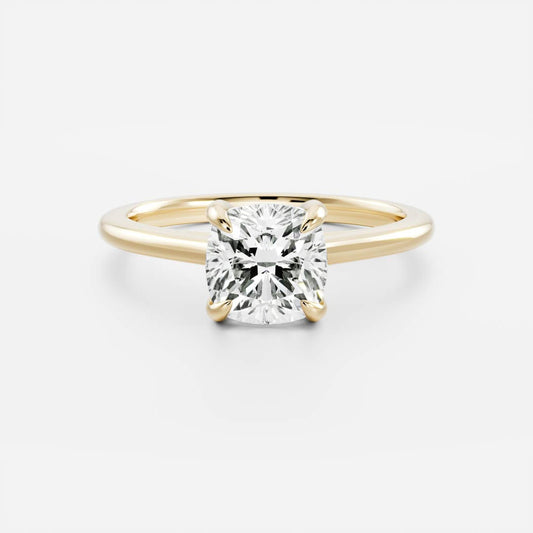 Solitaire-Oval Lab Grown Diamond Engagement Ring