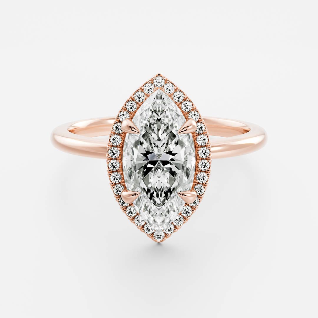 Solitaire-Oval Lab Grown Diamond Engagement Ring