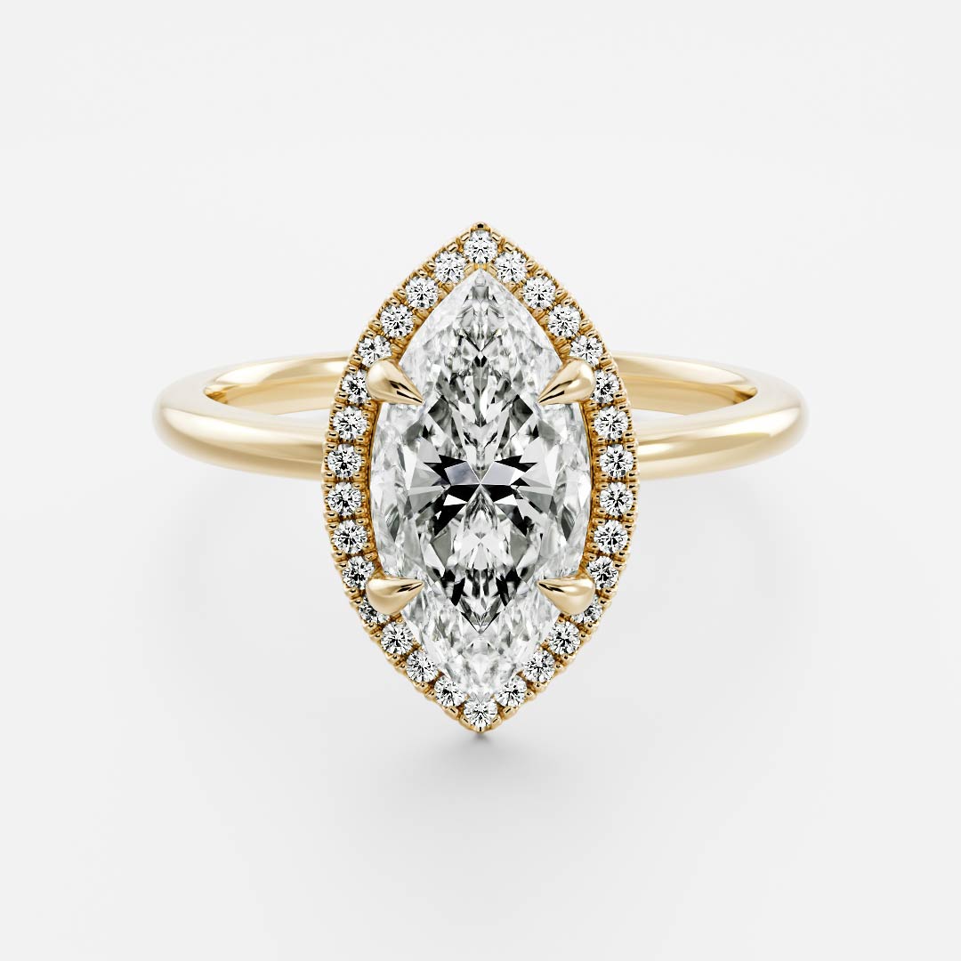 Solitaire-Oval Lab Grown Diamond Engagement Ring