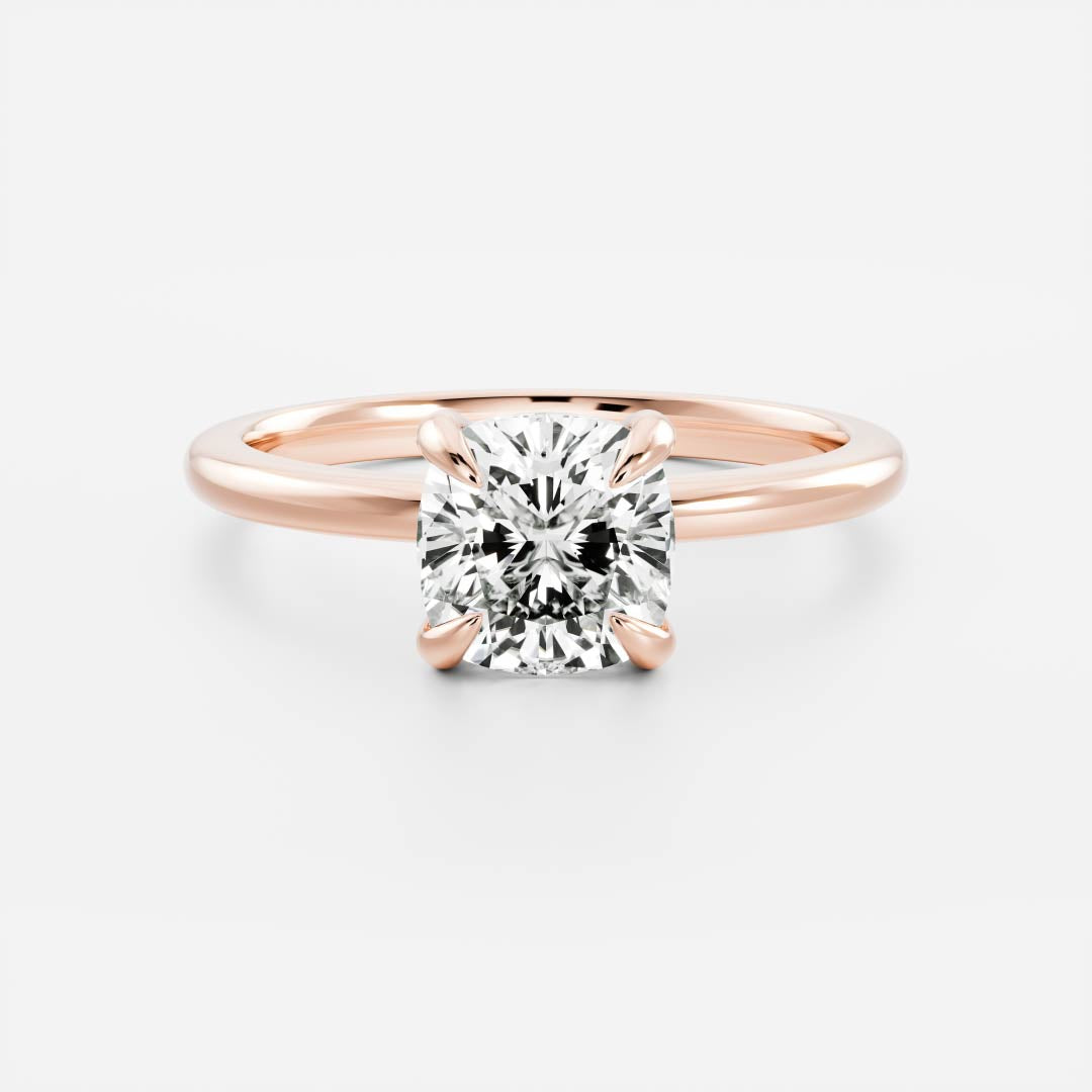 Solitaire-Oval Lab Grown Diamond Engagement Ring