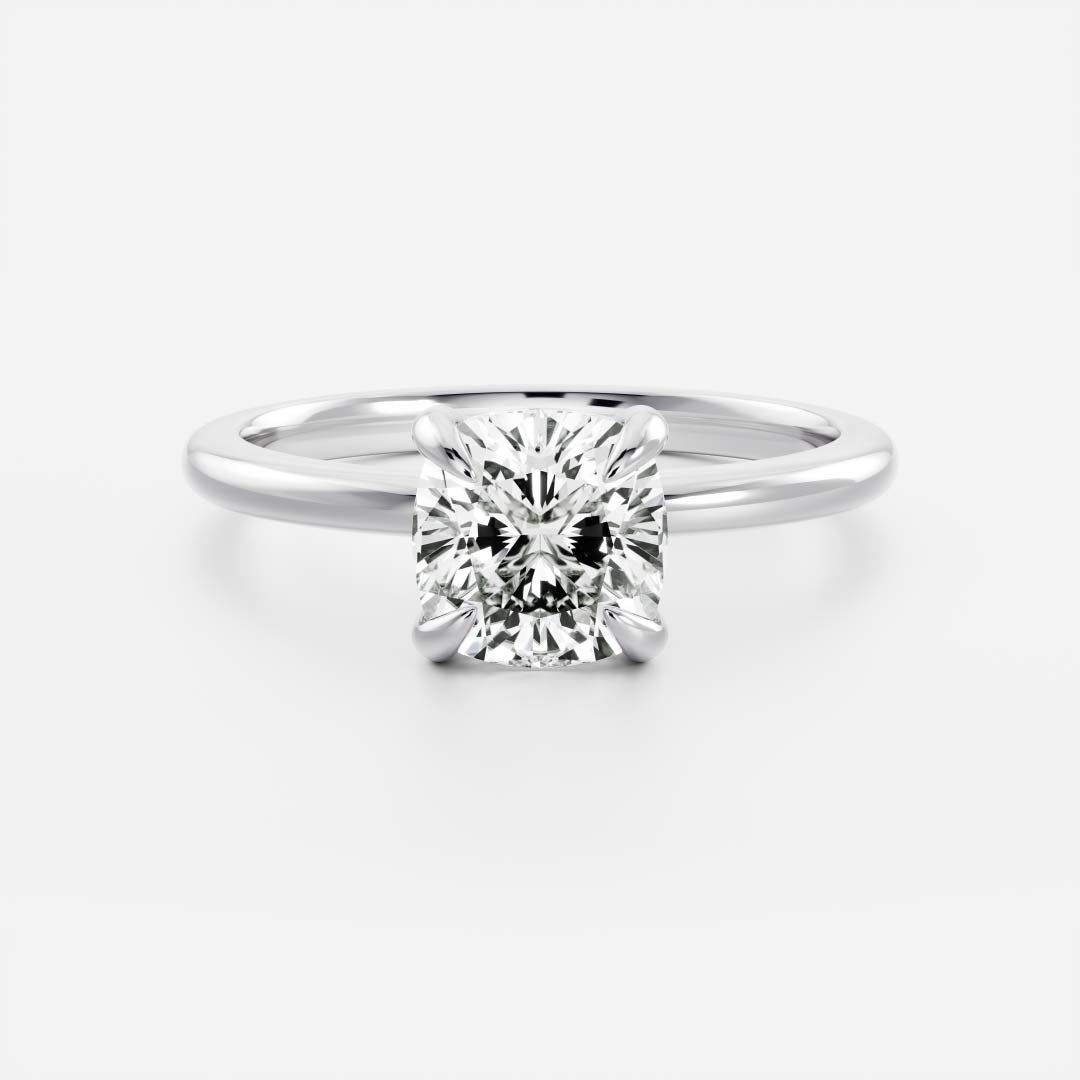 Solitaire-Oval Lab Grown Diamond Engagement Ring