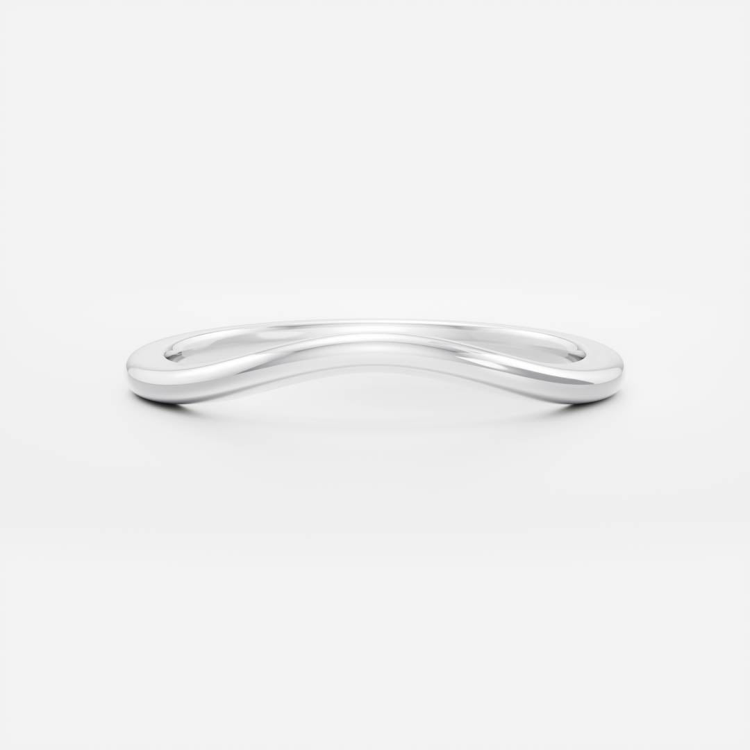 Plain Curved- Wedding Band