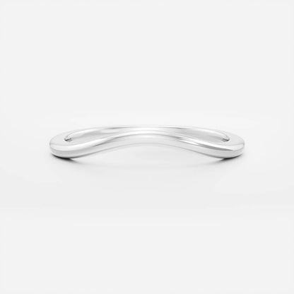 Plain Curved- Wedding Band