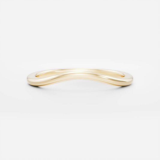 Plain Curved- Wedding Band