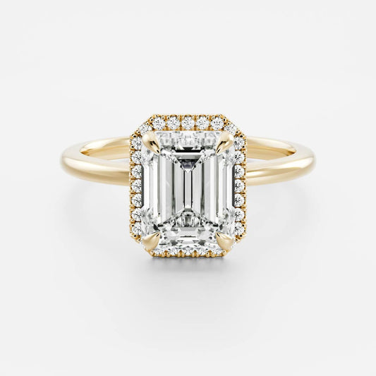 Solitaire- 1.0 CT Oval Moissanite Engagement Ring