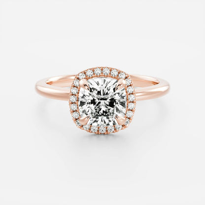 Solitaire- 1.0 CT Oval Moissanite Engagement Ring