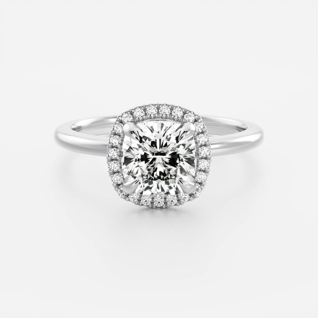 Solitaire- 1.0 CT Oval Moissanite Engagement Ring