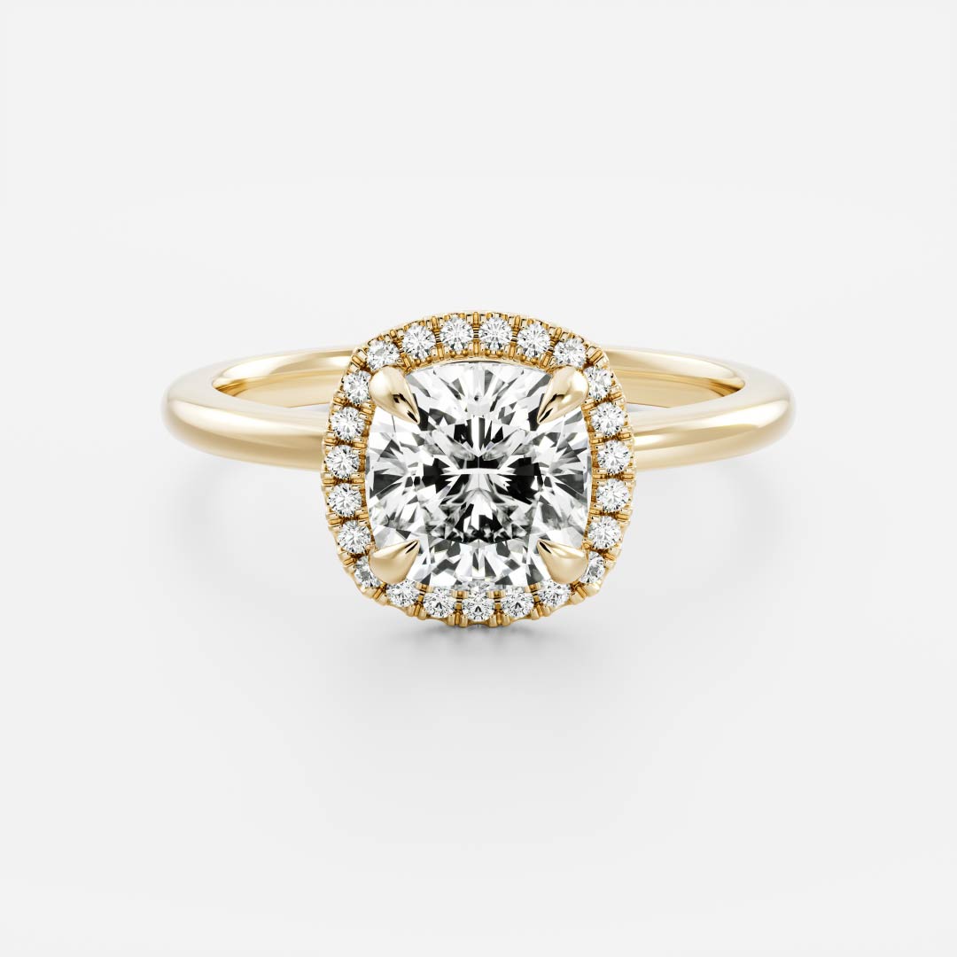 Solitaire- 1.0 CT Oval Moissanite Engagement Ring
