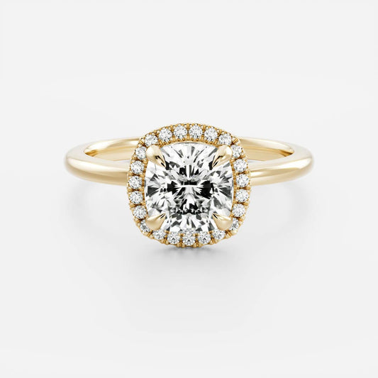 Solitaire- 1.0 CT Oval Moissanite Engagement Ring