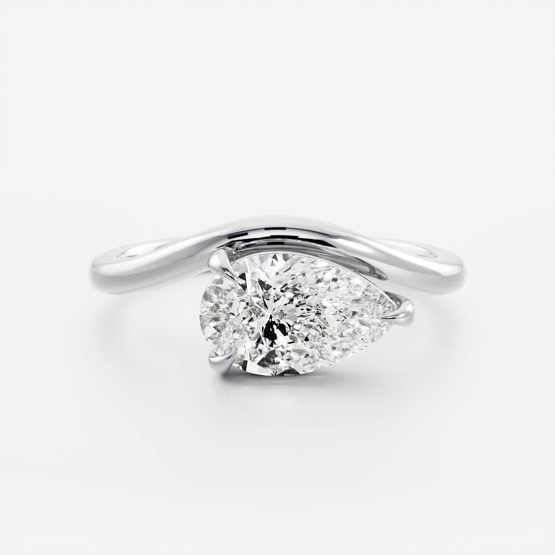 Solitaire-Oval Lab Grown Diamond Engagement Ring