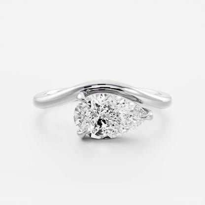 Solitaire-Oval Lab Grown Diamond Engagement Ring