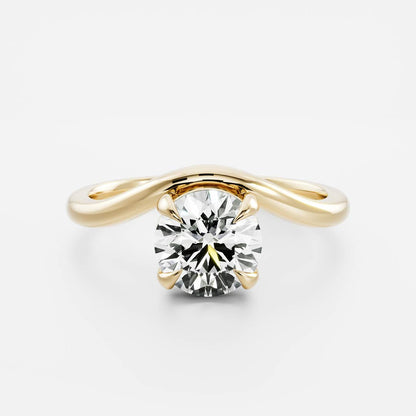 Solitaire-Oval Lab Grown Diamond Engagement Ring