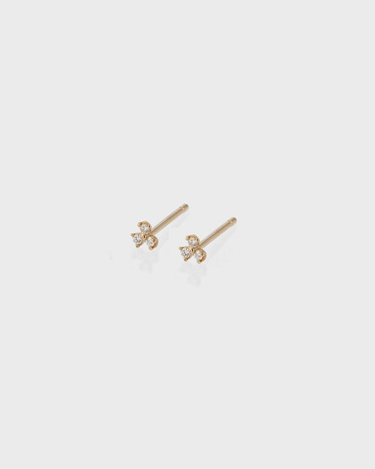 Trio of Elegance: 0.02 TCW Lab Grown Diamond Cartilage Studs