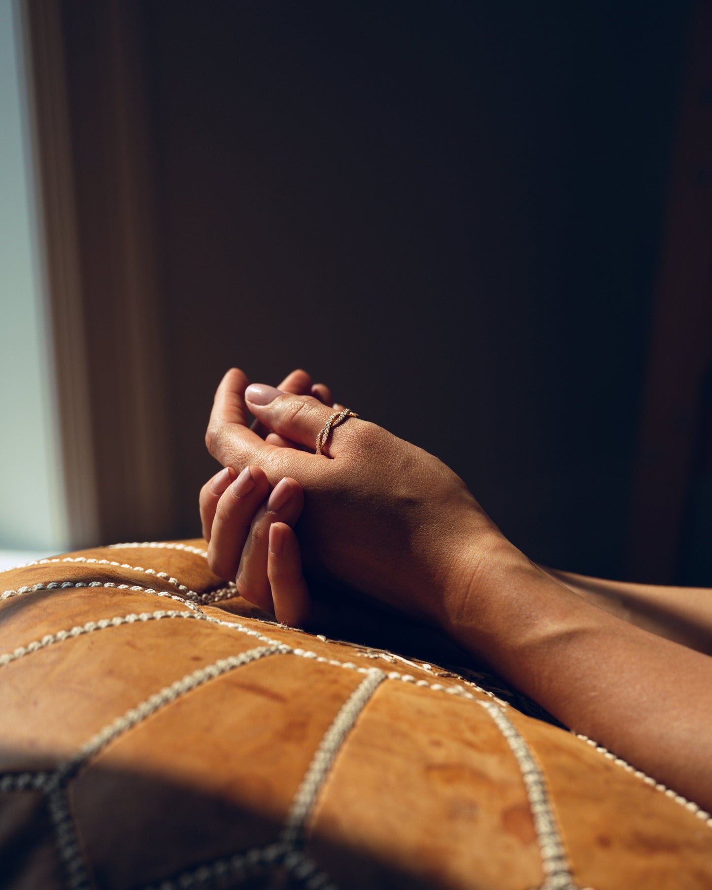 0.54 CT Round Criss Cross Style Lab Grown Diamond Wedding Band