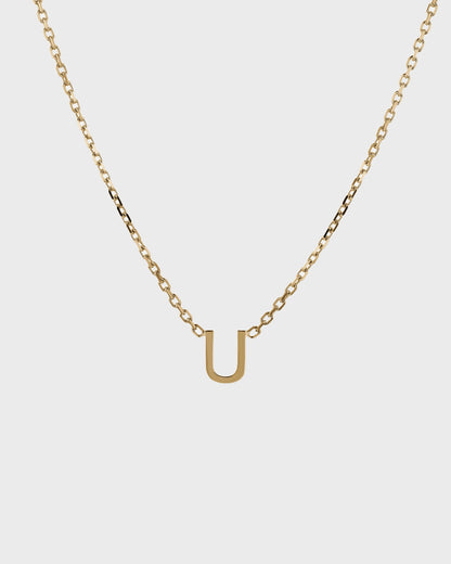 Elegant Gold Initial Choker Necklace 21