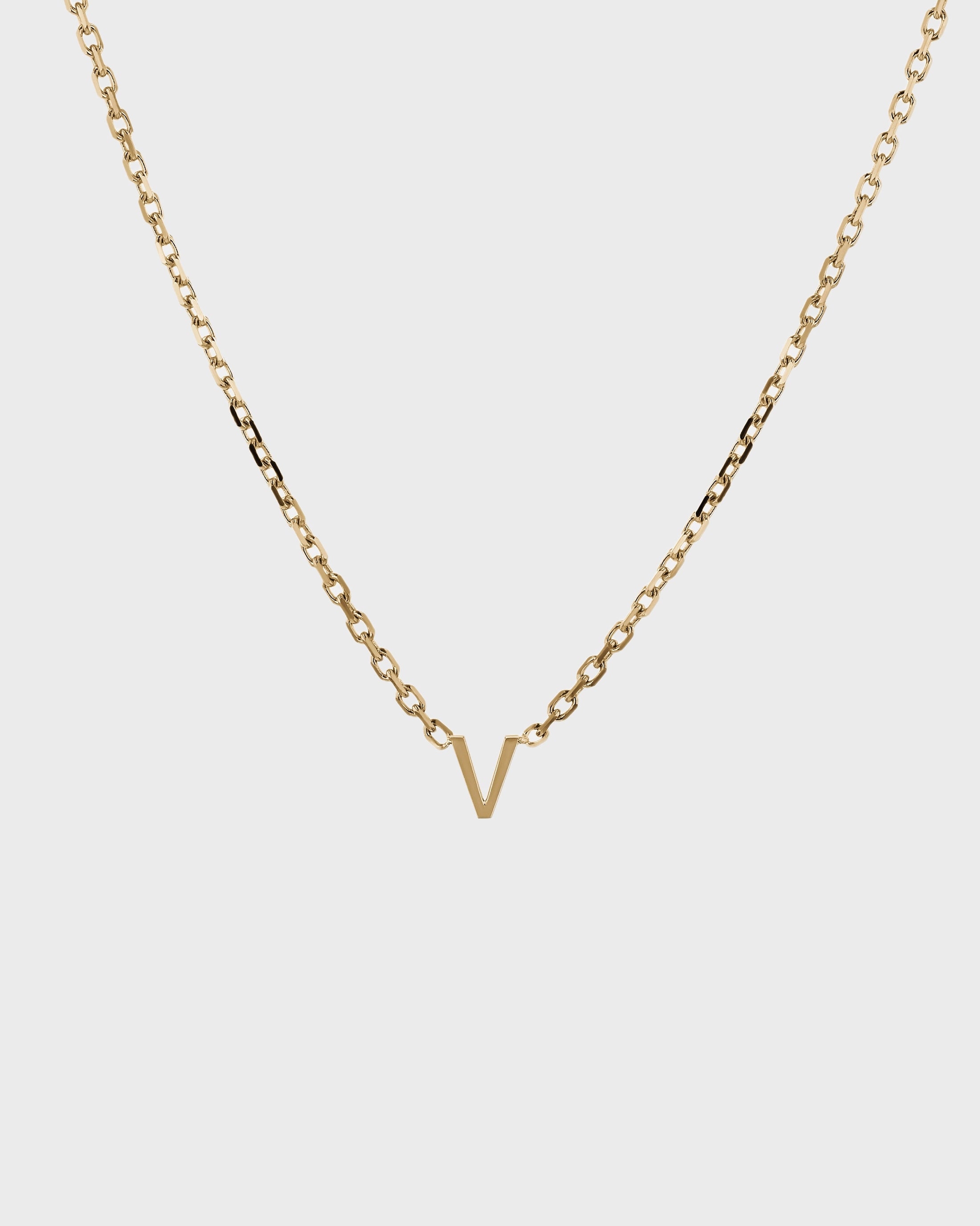 Elegant Gold Initial Choker Necklace