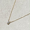 Load image into Gallery viewer, Radiant 0.5 CT Pear Cut Lab-Grown Diamond Solitaire Necklace
