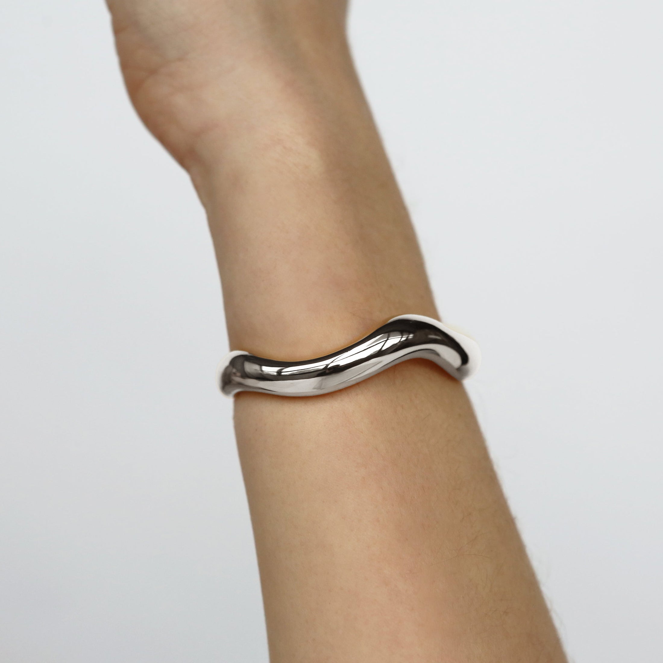 Uneven Waves Cuff Bracelet