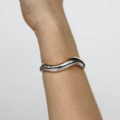 Uneven Waves Cuff Bracelet 6