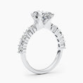 Load image into Gallery viewer, 2.79ct Oval E- VS Pave Diamond Engagement Ring
