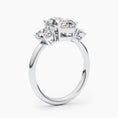 Load image into Gallery viewer, 2.61ct Oval G- VS 3 Stones Diamond Engagement Ring
