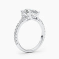 Load image into Gallery viewer, 2.63ct Oval F- VS Pave Diamond Engagement Ring
