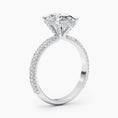 Load image into Gallery viewer, 2.81ct Oval E- VS Pave Diamond Engagement Ring
