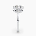 Load image into Gallery viewer, 2.42ct Oval G- VS Pave Diamond Engagement Ring
