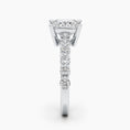 Load image into Gallery viewer, 1.5ct Princess F- VS Pave Diamond Engagement Ring
