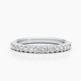 Load image into Gallery viewer, 0.34 CT Round Shape Half Eternity Wedding Band
