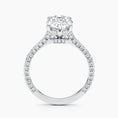 Load image into Gallery viewer, 2.51ct Pear F- VS Hidden Halo & Pave Diamond Engagement Ring
