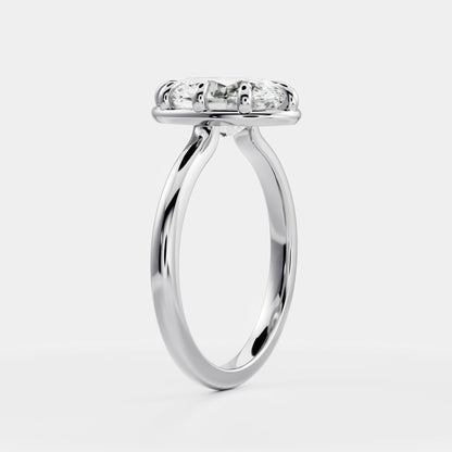 Solitaire-Oval Lab Grown Diamond Engagement Ring