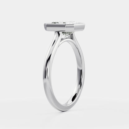 Solitaire-Oval Lab Grown Diamond Engagement Ring