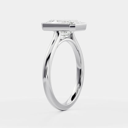 Solitaire-Oval Lab Grown Diamond Engagement Ring