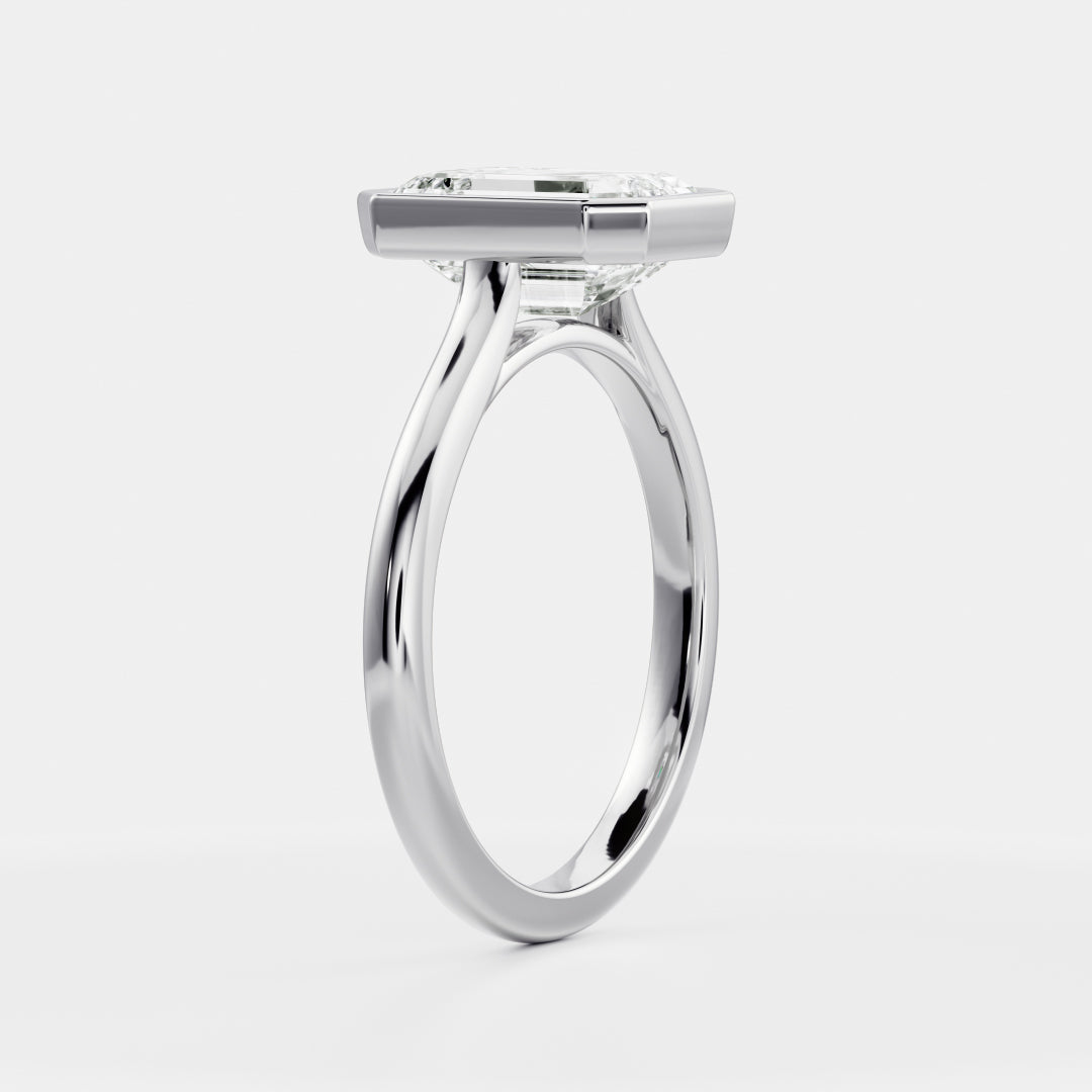 Solitaire-Oval Lab Grown Diamond Engagement Ring