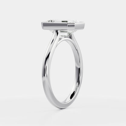 Solitaire-Oval Lab Grown Diamond Engagement Ring
