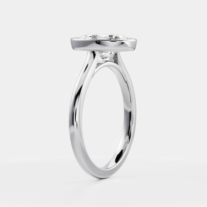 Solitaire-Oval Lab Grown Diamond Engagement Ring