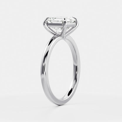 Solitaire- 1.0 CT Oval Moissanite Engagement Ring