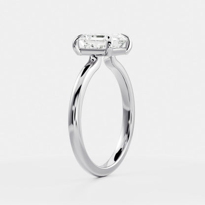 Solitaire-Oval Lab Grown Diamond Engagement Ring