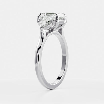 Solitaire- 1.0 CT Oval Moissanite Engagement Ring