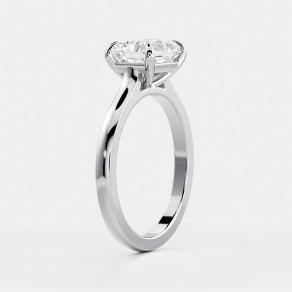 Solitaire- 1.0 CT Oval Moissanite Engagement Ring