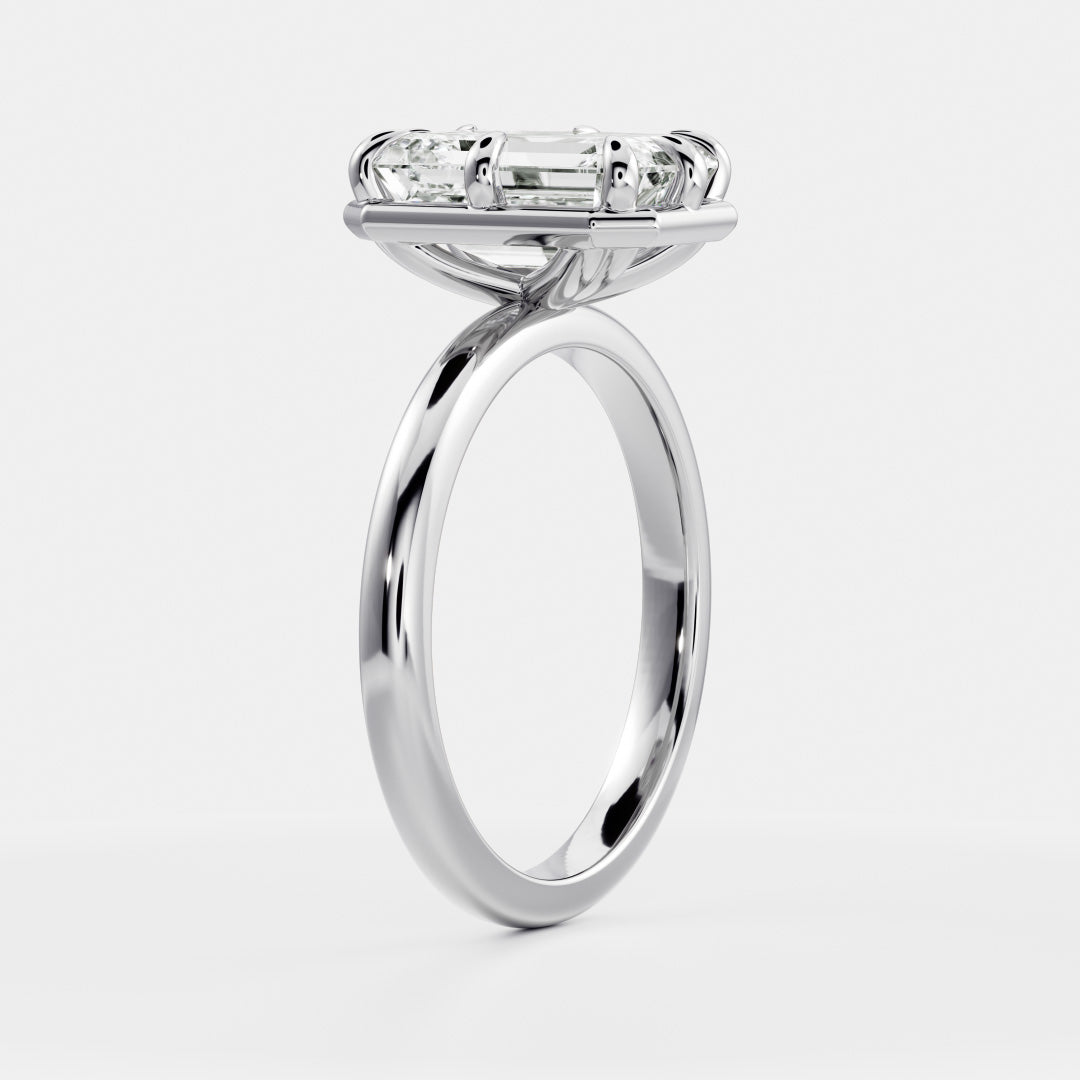 Solitaire-Oval Lab Grown Diamond Engagement Ring